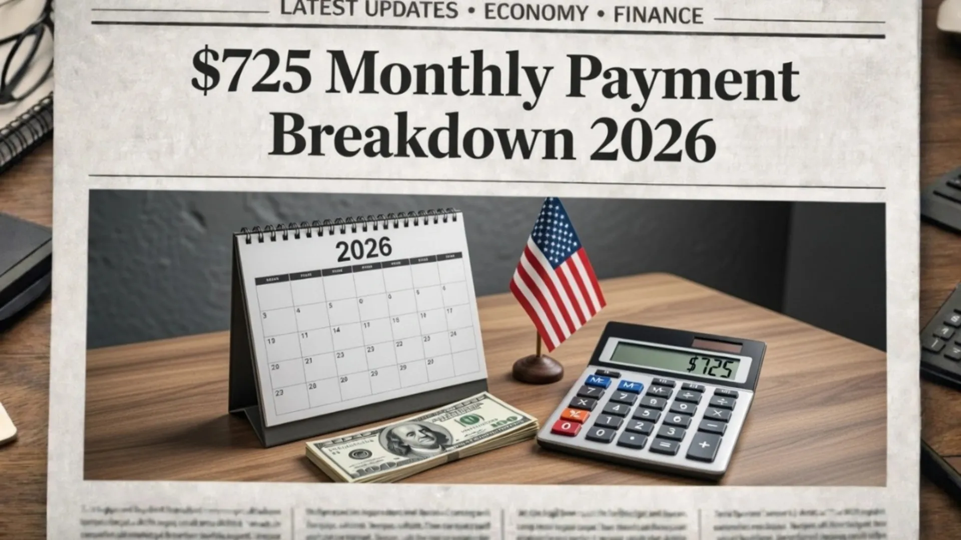 $725 Monthly Payment 2026: Full Breakdown, Eligibility and Budget Impact Explained