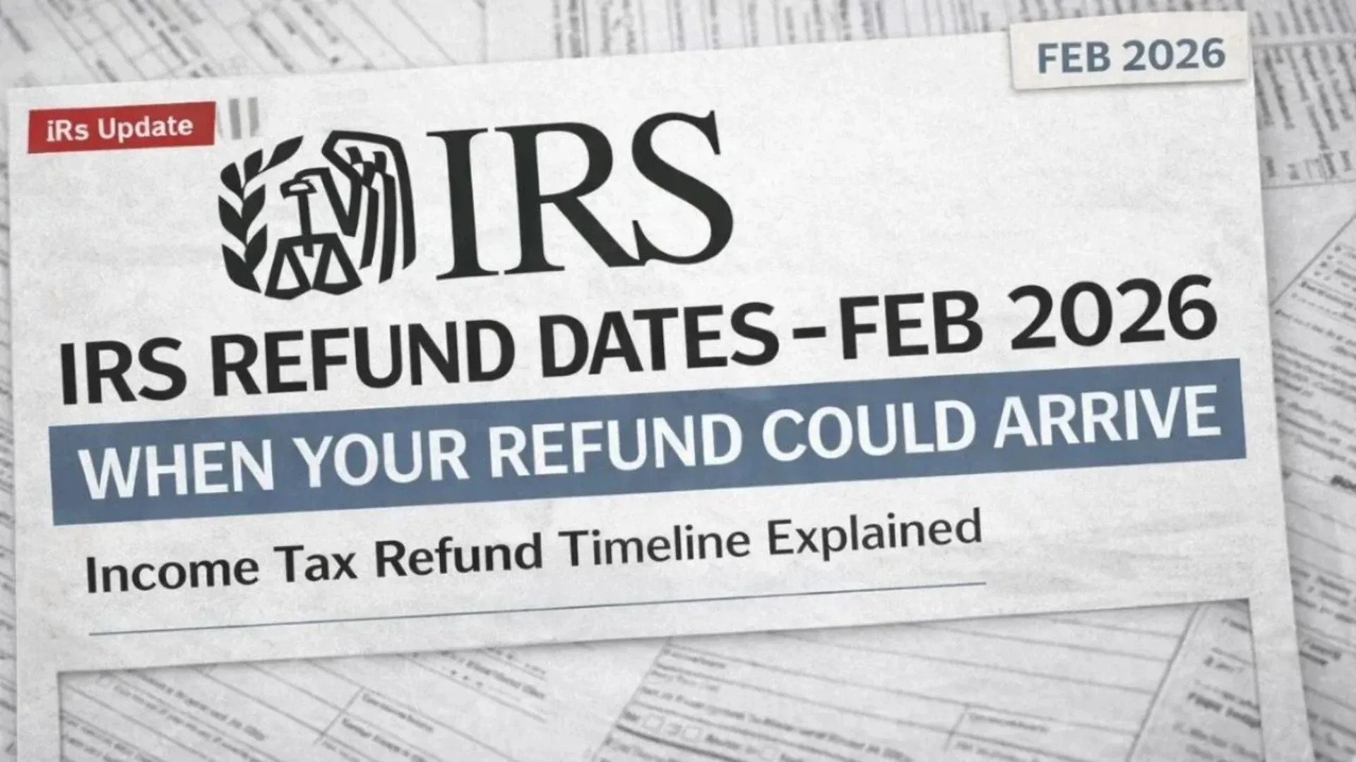 IRS 2026 Refund Calendar Revealed: Check Your Expected Tax Deposit Date Now